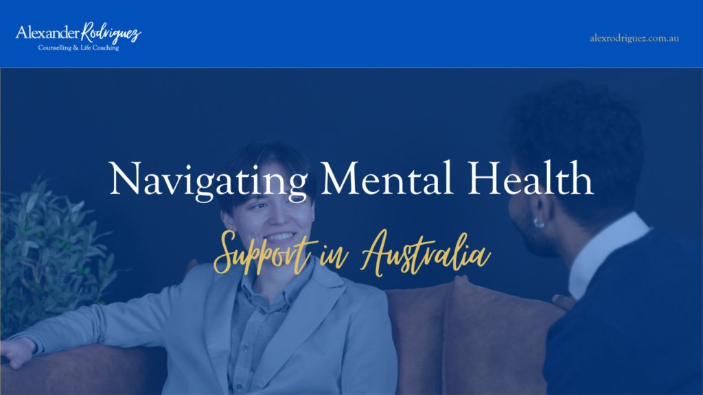 australian man in a counselling session